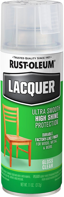 Rust-Oleum 1906830 11oz Gloss Clear Lacquer Specialty Spray Paint
