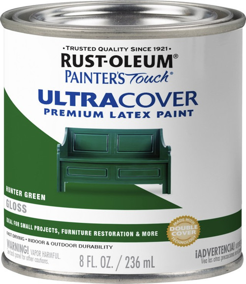 Rust-Oleum 1938730 .5pt Gloss Hunter Green Ultra Cover Painters Touch Paint