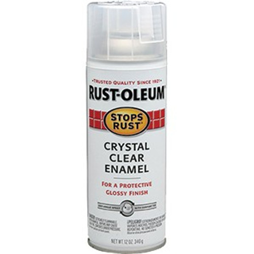 Rust-Oleum 7701830 12oz Gloss Crystal Clear Stops Rust Spray Paint Rust-Oleum 7701830 12oz Gloss Crystal Clear Stops Rust Spray Paint
