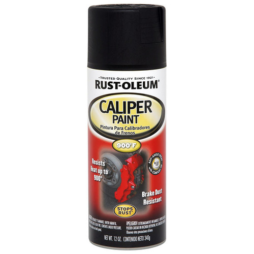 12 Oz Rust-Oleum 251592 Caliper Black Automotive Caliper Spray Paint - Case of 6