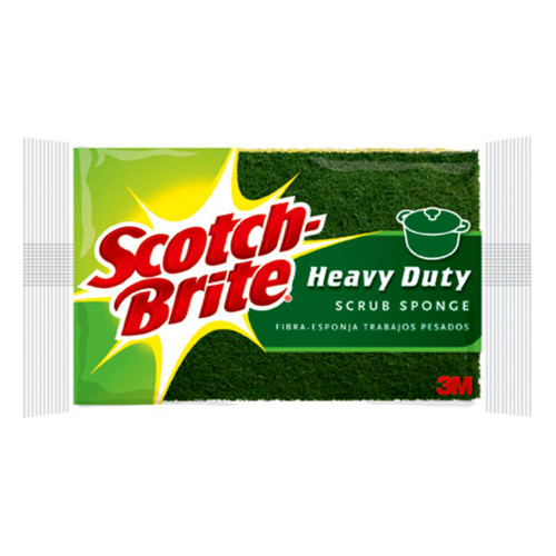 3M 425 Scotch-Brite Heavy Duty Scrub Sponge - Case of 12 3M 425 Scotch-Brite Heavy Duty Scrub Sponge - Case of 12