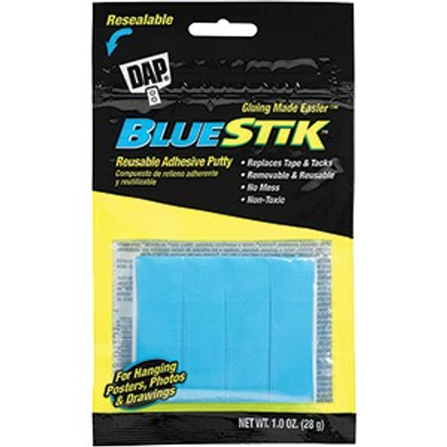 DAP 01201 1oz BlueStik Reusable Adhesive Putty