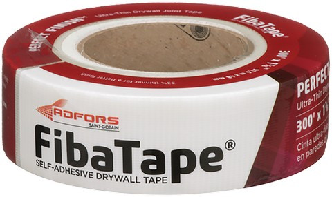 Fibatape FDW8654-U 1-7/8 x 300' Ultra Thin Perfect Finish Drywall Tape