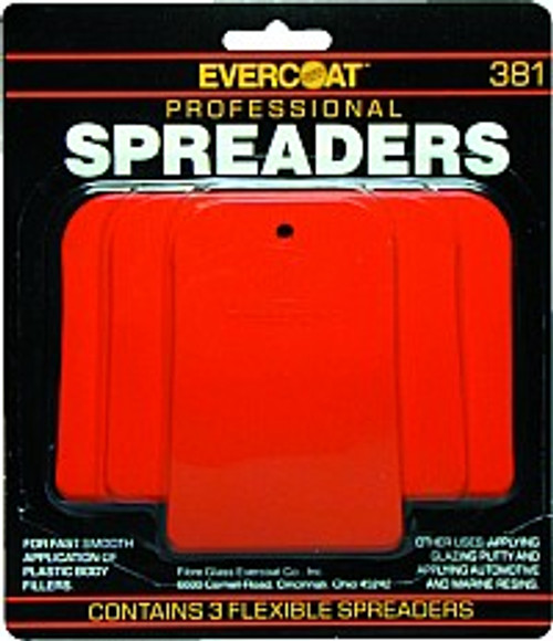 Fiberglass 381 Spreader Kit 3 Sizes Per Card