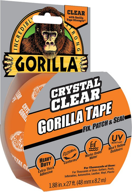 Gorilla Glue 6027002 1.88" x 9yd Crystal Clear Tape