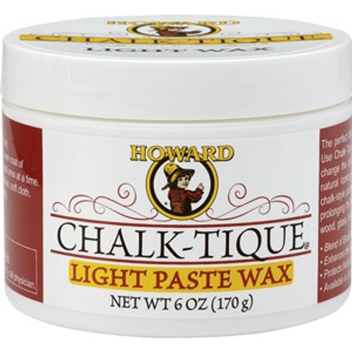 Howard CTPW01 6oz Chalk-Tique Light Paste Wax