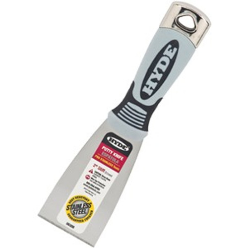 Hyde 06308 2" Pro Stainless Stiff Putty Hammer Head