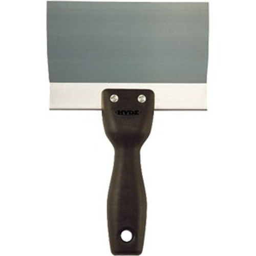 Hyde 09211 6" Value Series Blue Steel Taping Knife Polypropylene Handle