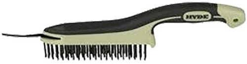 Hyde 46835 Maxxgrip Pro Carbon Steel 3.25" Wire Brush W/ Scraper