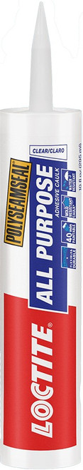 Loctite 1936462 10oz Clear 2 In 1 All Purpose Paintable Adhesive Caulk 12pk New Polyseamseal 2154740 Loctite 1936462 10oz Clear 2 In 1 All Purpose Paintable Adhesive Caulk 12pk New Polyseamseal 2154740