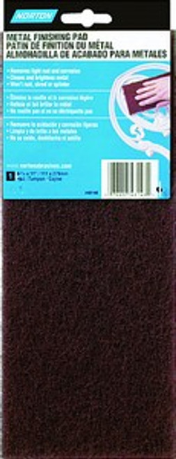 Norton 48148 4-3/8" x 11" Maroon Non-Woven Hand Pad