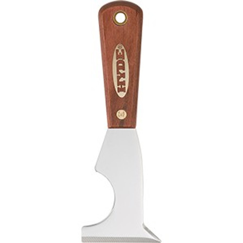 Hyde 07975 2-1/2" Stiff 5-In-1 HD Painters Tool Hardwood Handle