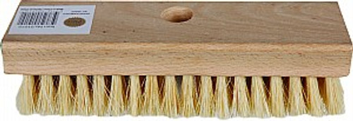 Merit Pro 01015 8" White Tampico Deck Brush With Tapered Hole