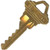 Ilco 5SH1/SC1-BR Blank Schlage Key (50/pk) - 50ct. Case