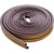 M-D 63602 23/64" x 5/16" x 17' Brown D-Profile Extreme Temps Weatherstrip