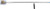 Mi-T-M AW-0851-0096 36" Chrome Pressure Washer Wand w/"T" Handle Grip
