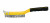 Hyde 46806 3 x 19 Straight Row Wire Brush w/ Scraper