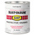 1 Qt Rust-Oleum 7790502 White Stops Rust Protective Enamel, Flat - Case of 2