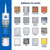 10 Oz GE 2863819 Clear Advanced Siliconized Advanced Acrylic Window & Door Sealant