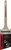 ArroWorthy 2060 2-1/2" Red Frost Rattail Square End Angle Sash Paint Brush