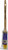 ArroWorthy 6429 3/4" Rembrandt NYLYN Polyester Round Chisel Trim Paint Brush
