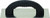 Hyde 19040 4-1/4" x 9-1/4" Sq Notch Trowel Steel Blade