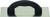 Hyde 19041 4-1/2" x 9-1/2" U Notch Offset Adhesive Trowel