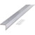 M-D 78105 72" x 1-1/8" Silver Fluted Stair Edging A726