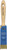 Merit Pro 00031 1" White China Bristle Polyester Beavertail Brush
