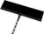 Warner 308 36" Plastic Spray Shield w/ 12" Plastic Pivot Handle