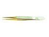 Camila Solingen Tweezers #CS32 - 3.5 Pointed, Gold Tips, Pointed