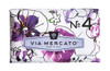 Via Mercato Soap #4 - Violets, Magnolia and Amber - 7 oz