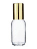 Uncommon Scents Rain Fragrance Oil - 1 oz. roll-top, clear glass bottle with a shiny gold cap for easy application of scented oil.