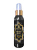 Naked Bee Midnight Honey Shimmering Hair & Body Mist - 4 oz, black spray bottle with gold and white decorative label featuring floral and star patterns.