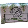 Great Meadow Lily of the Valley Luxurious Bath & Body Bar - 5 oz., packaging with lily of the valley illustrations and a central logo design.