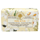 Wavertree & London Daisy & Lily Soap Bar, 200 gm, featuring a floral design with daisies and lilies on the packaging.