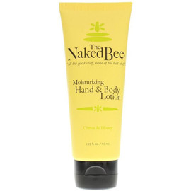 Naked Bee Citron and Honey Moisturizing Hand and Body Lotion - 2.25 oz tube