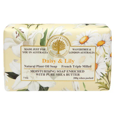Wavertree & London Daisy & Lily Soap Bar - 200 gm.