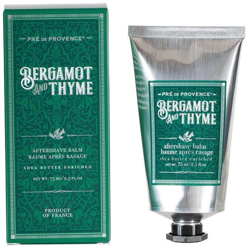 Pre de Provence Bergamot and Thyme Shea Butter Enriched Aftershave Balm - 2.5 oz tube