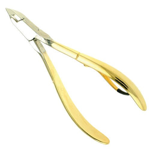 Camila Solingen Nipper #CS09 - 4 Cuticle Nipper, Large Blade, Gold Plated