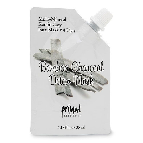 Primal Elements Bamboo Charcoal Detox Face Mask - 1.18 fl oz pouch