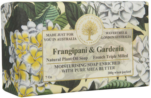 Wavertree and London Frangipani and Gardenia Soap Bar - 200 gm