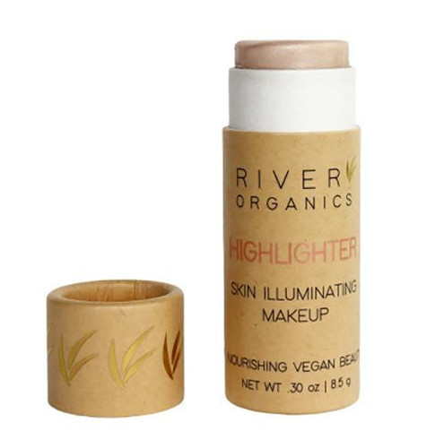 River Organics Skincare River Organics Vegan Highlighter Makeup Stick - Rose Quartz 