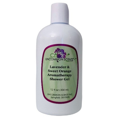 Uncommon Scents Aromatherapy Shower Gel - Lavender and Sweet Orange - 12 oz