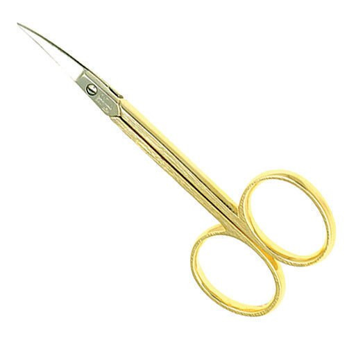 Camila Solingen Scissors #CS05 - 3.5 Manicure, Gold plated