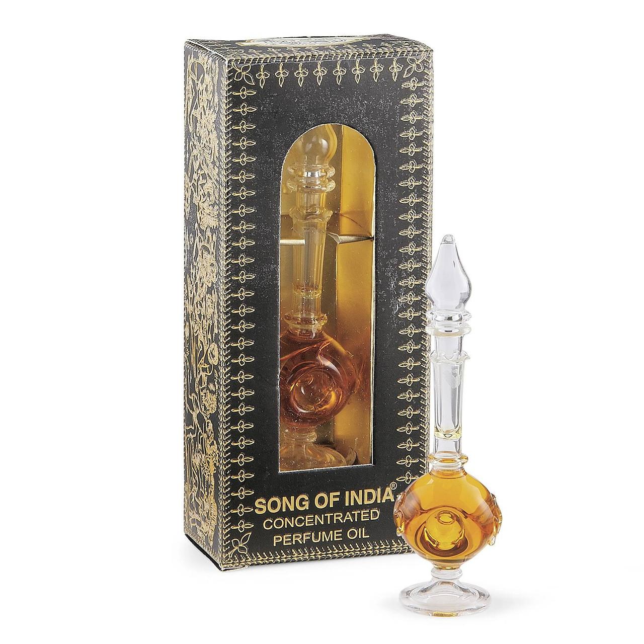 香水(女性用) Song of India Natural Fragrant Oil Song of India Natural Perfume Oil in Fancy Handblown Glass Bottle