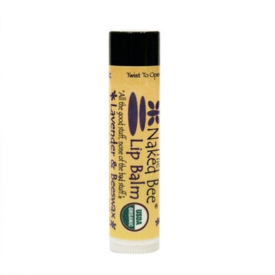 Naked Bee Lavender & Beeswax USDA Organic Lip Balm