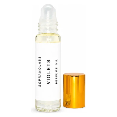 Soprano Labs VIOLETS Vegan Perfume Oil - 1/3 oz. roll-top