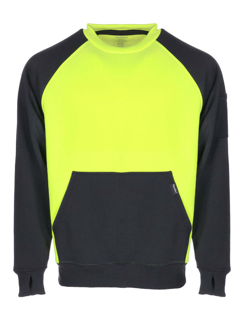 Lime-Two-Tone HiVis Crewneck Sweatshirt