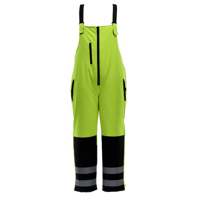 Samco HiVis Reflective Softshell High Freezer Bib-Pant #HV40BP Front